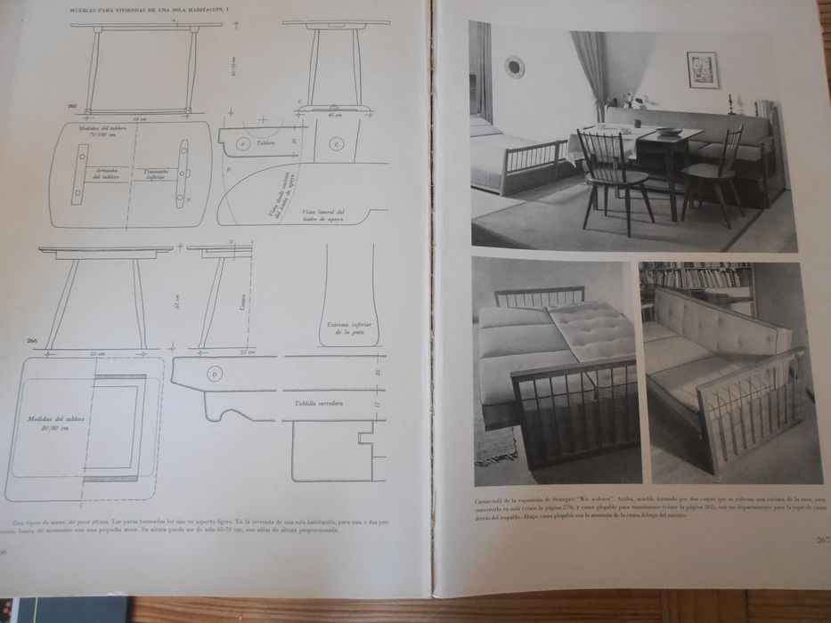 haberer-eichhorn- el mueble, 1ºed.1959, 350 modelos carpintaria