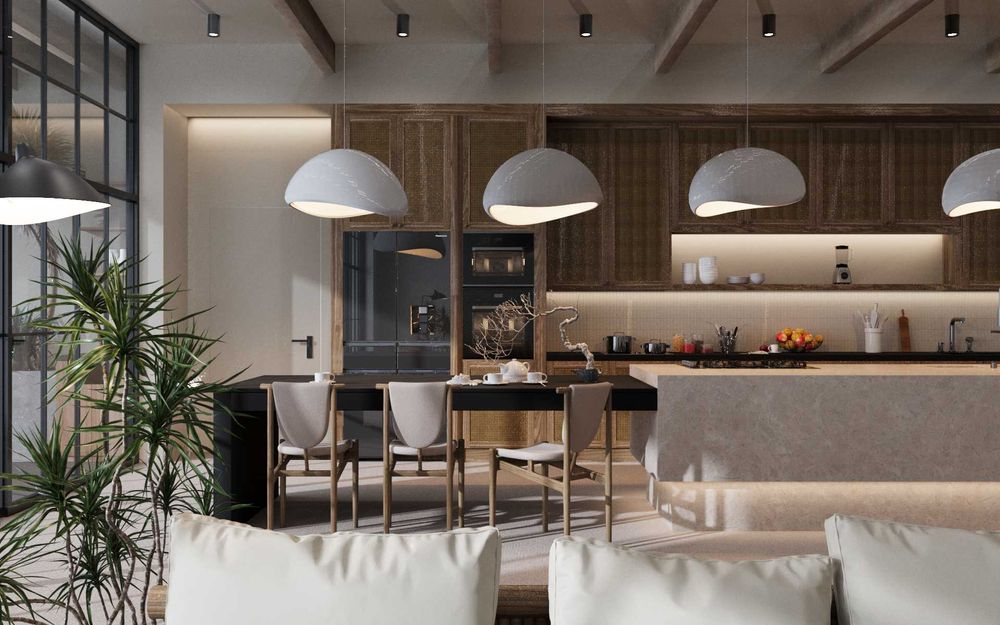 Linea Design – projekt wnętrz mieszkania lub domu | Wizualizacje 3D