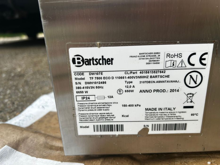 Zmywarka gastronomiczna Bartscher