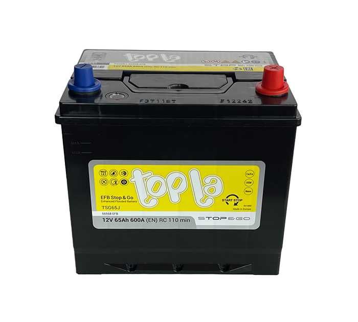 Akumulator Topla Azja EFB start stop 65Ah 70ah 95ah 3 lata Gw dowóz