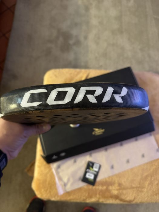 Raquete padel Cork Extreme Black