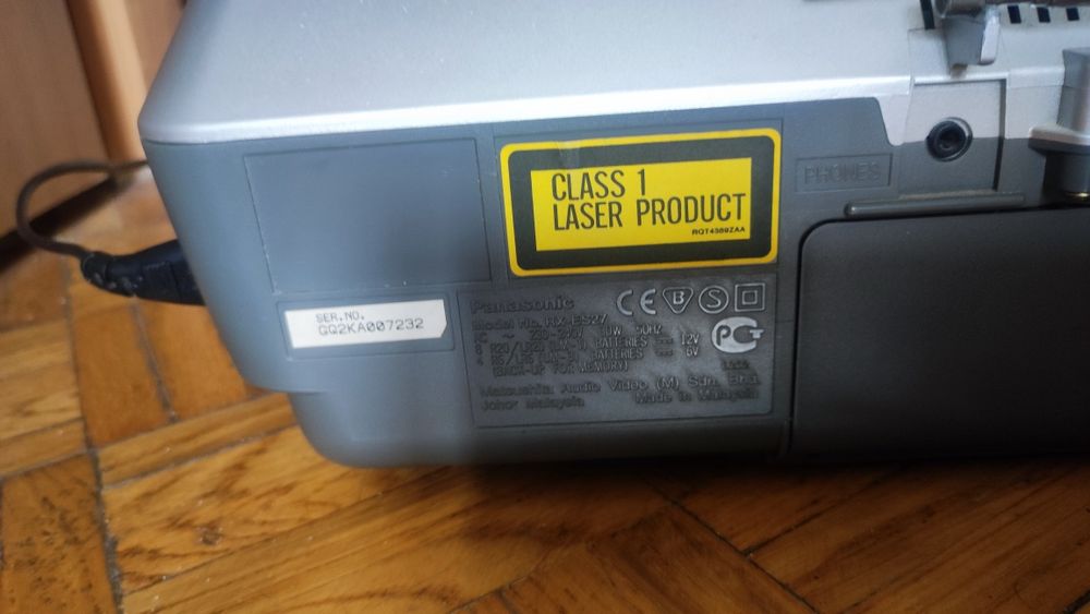 Radiomagnetofon/boombox Panasonic RX ES27