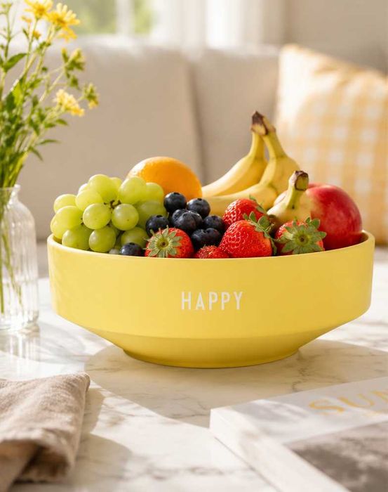Salaterka, miska na przekąski HAPPY - do serowania, Design Letters, 22cm