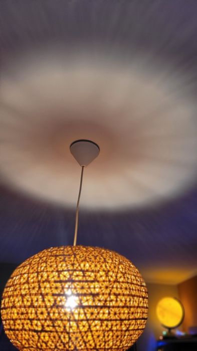 Lampa wisząca pleciona boho piękna