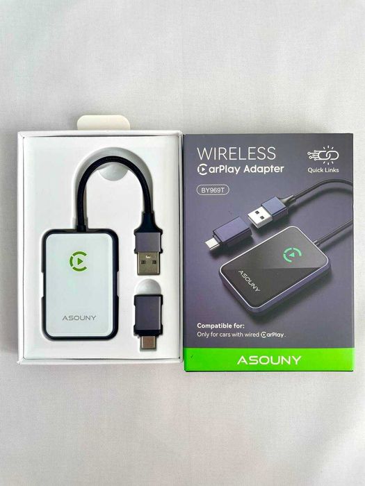 Adapter CarPlay Bezprzewodowy BY969T Plug&PlayPREMIUMmetalszkło_0018