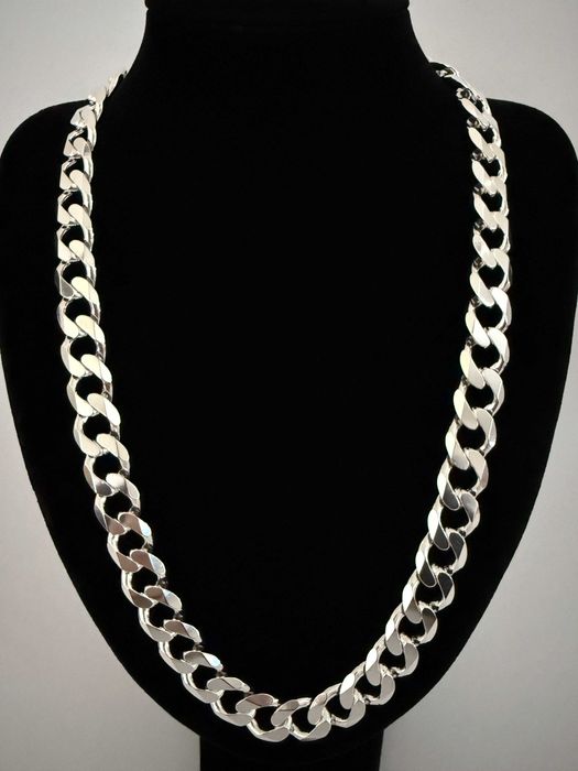 Srebrny Łańcuszek splot Pancerka 63 CM 183 GRAM ! PR. 925 Okazja !