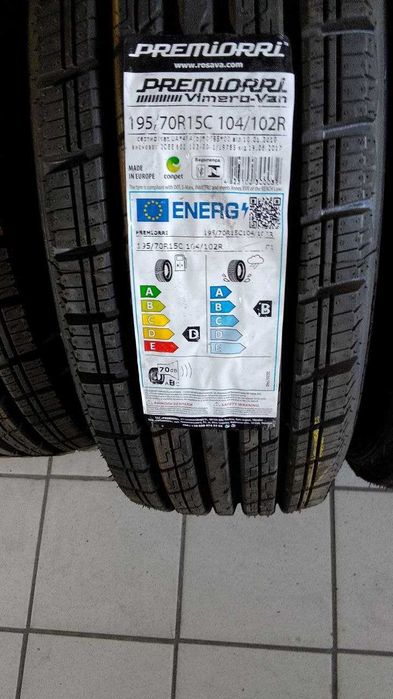 Нові шини 195/70R15C 104/102R Premiorri