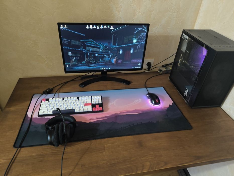 Стол лофт 130х80х70-74, компьютерный стол