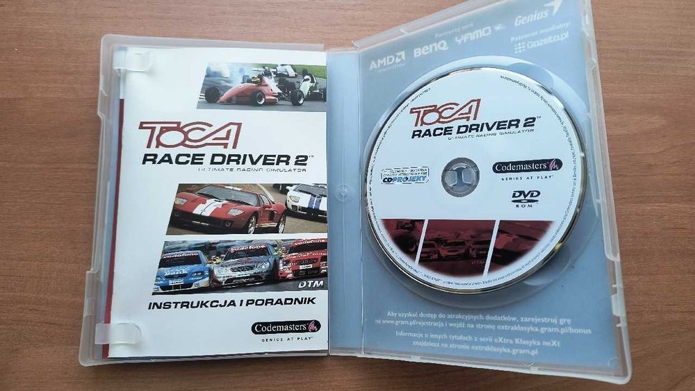 Gra TOCA Race Driver 2, stan BDB, oryginał, pełen komplet