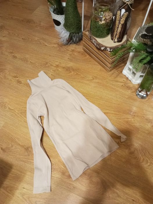 Golf damski prążkowany