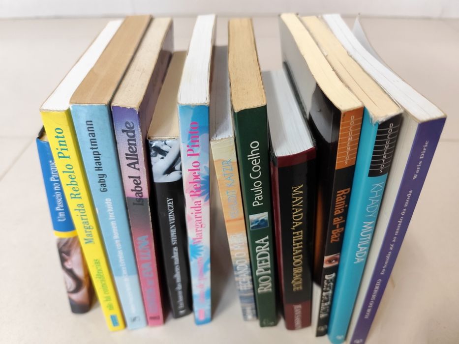 Lote de livros sobre Mulheres (Romances / Testemunhos)