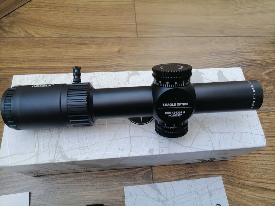 Новий оптичний приціл мінік T-Eagle EOS 1.2-6x24IR (загоннік)