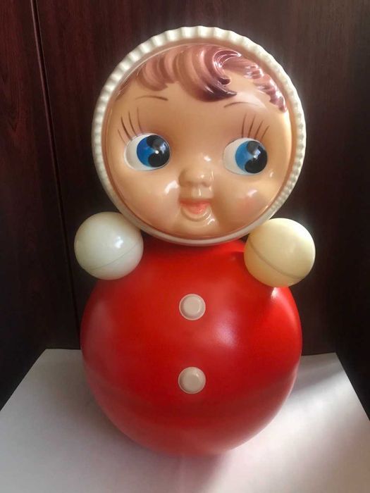 неваляшка музыкальная игрушка набор 3 штуки винтаж целлулоид СССР
