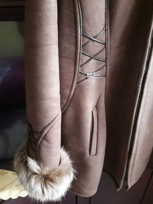 Дубленка  женская  искусственная