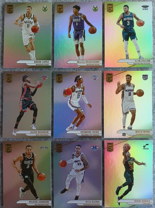 23 karty NBA 2023-24 Elite bez powtórek Edwards Brunson Fox Smith