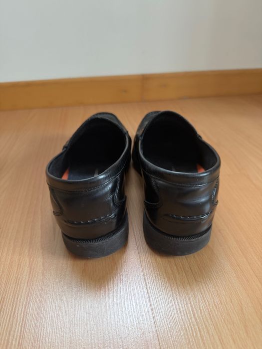 Mocassins Rockport em Pele Genuína Pretos – Tam. 44.5 (Muito Confortáveis)