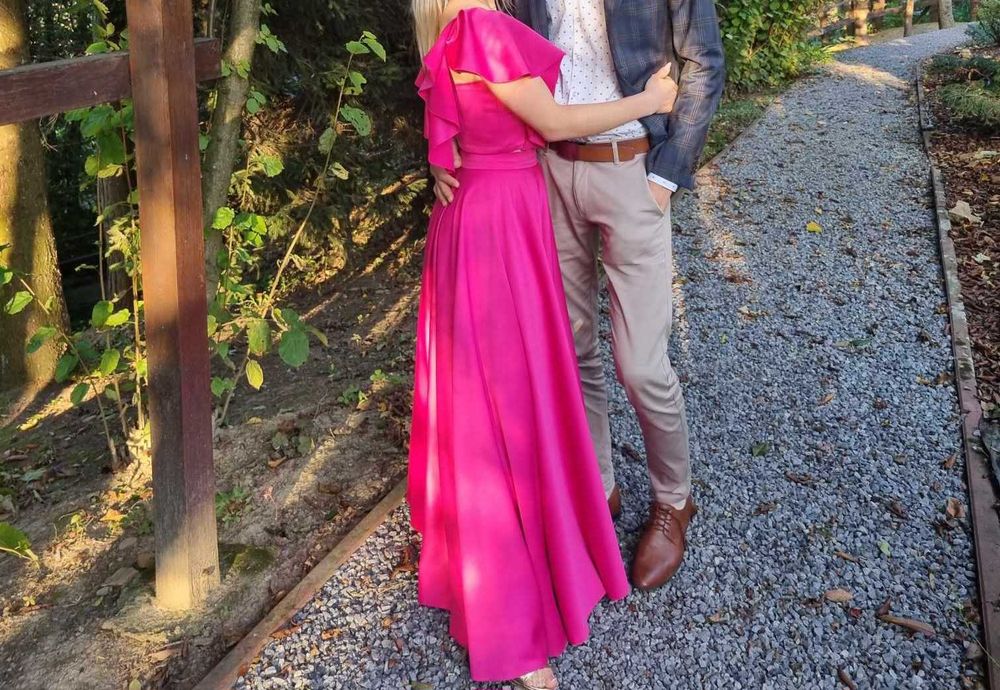 Suknia balowa dwu częściowa