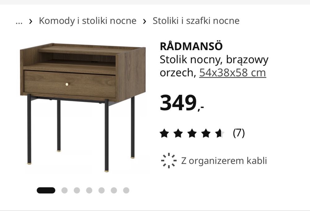 Szafka nocna Ikea