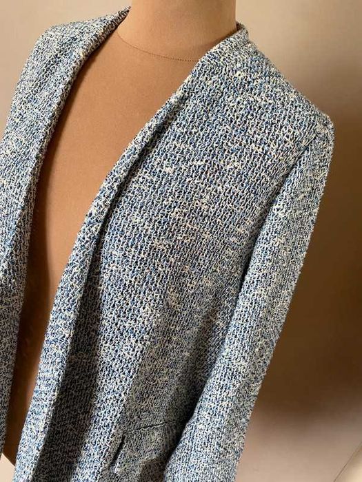 Zara tkany sweter narzutka zakiet blazer marynarka xxxl +size oversize