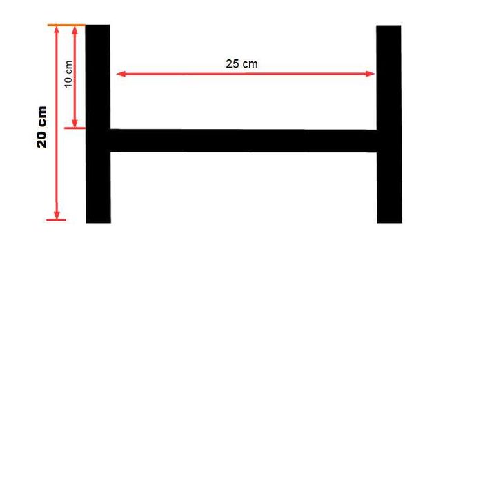 Stojak pod doniczkę Kwietnik drewniany dąb natural 25/h20