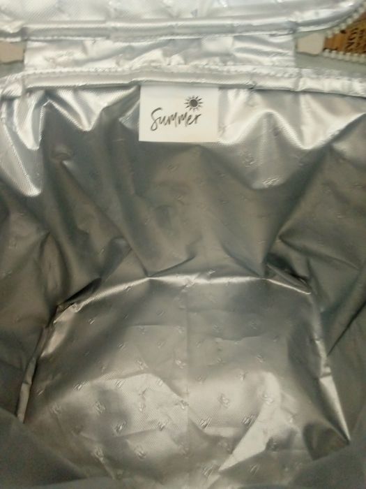 Mallinha térmica em lona e sizal