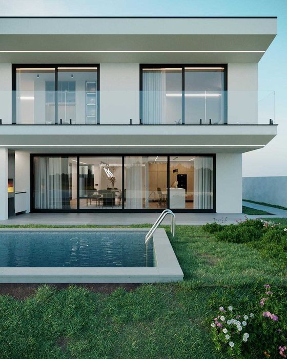 Terreno para Moradia de 2 Pisos com Piscina e Vistas desafogadas