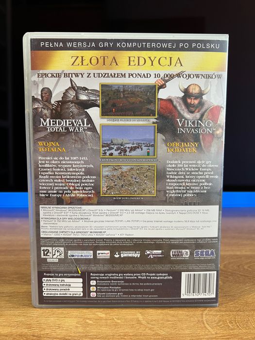 Medieval Total War Złota Edycja (PC PL 2005) wydanie eXtra Klasyka