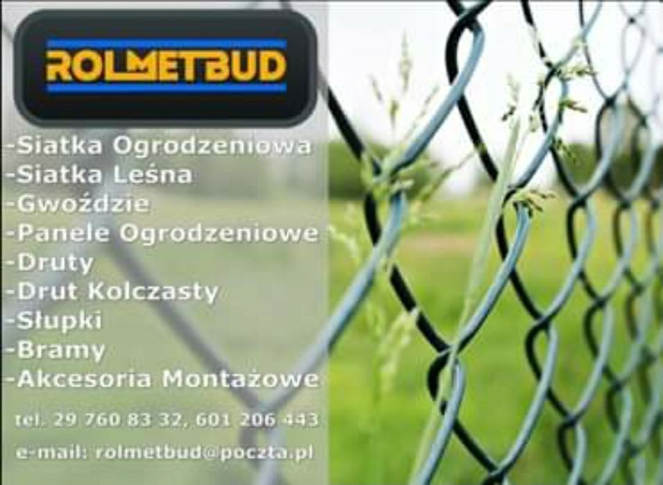 Siatka Ogrodzeniowa Panele Siatka Leśna Słupki