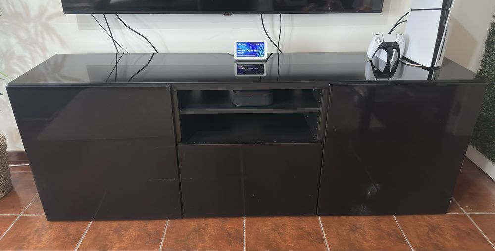 Movel tv ikea preto