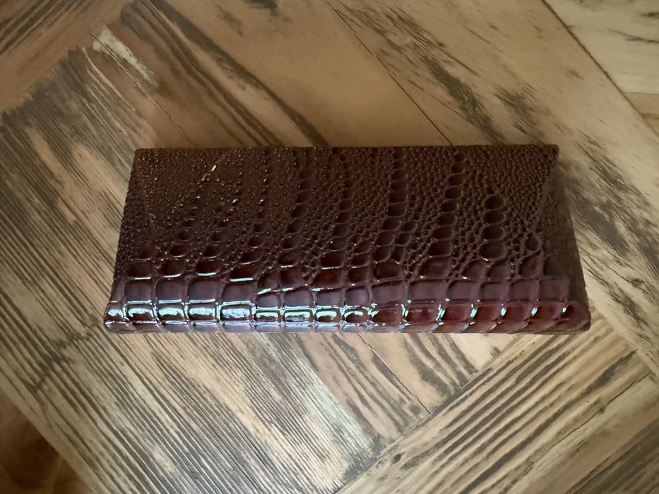 Etui na okulary, brązowe