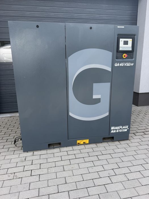 Kompresor śrubowy Atlas Copco GA45 VSD FF 45KW 8.58m/3min falownik
