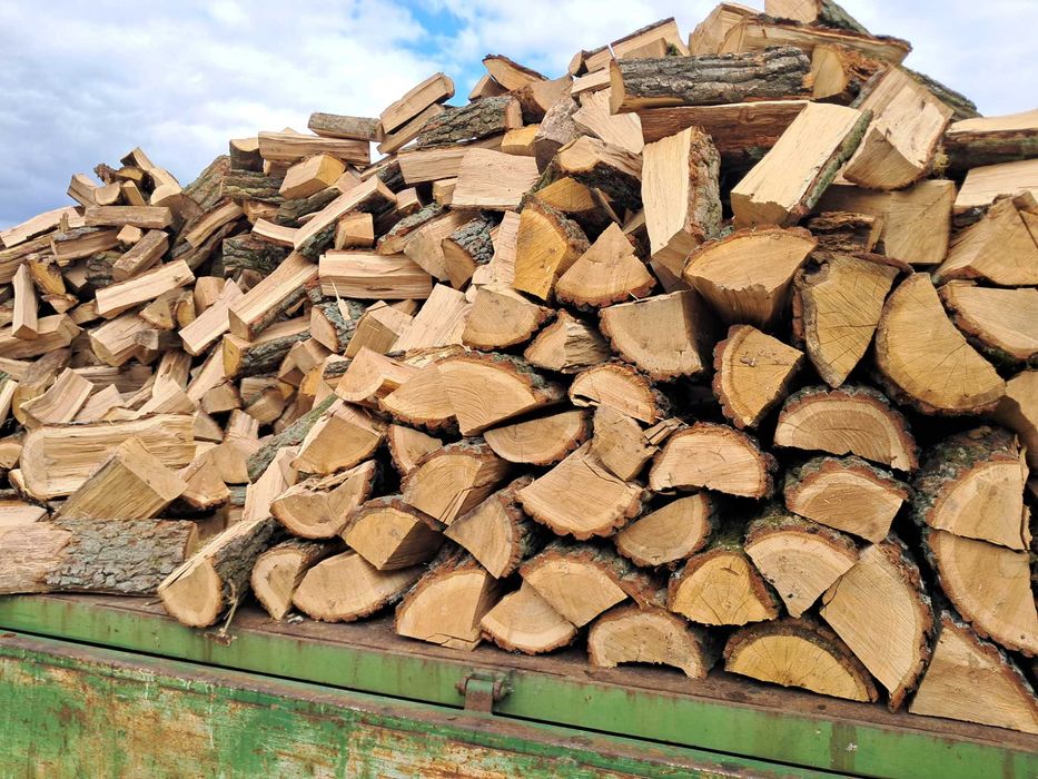 Drewno kominkowe opałowe - dąb, brzoza