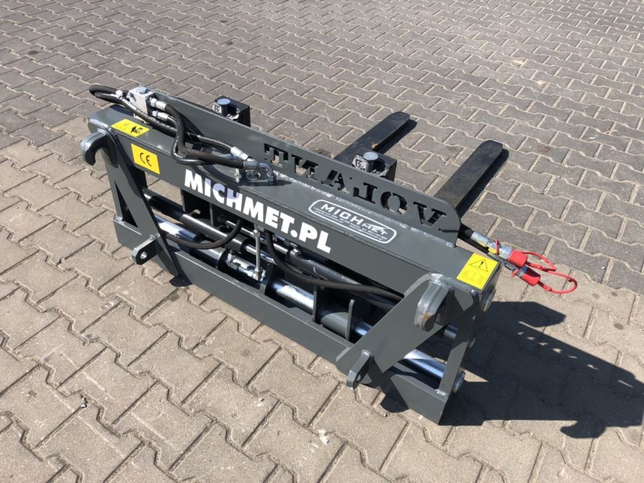 Pozycjoner przesuw wideł mocowanie tur euro JCB Wózek Widłowy paleciak