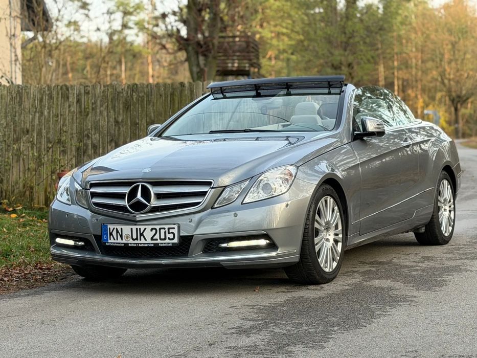 Mercedes-Benz Klasa E Cabrio E200 184KM CGI z Niemiec Automat Skóra Navi Bi Xenon Kabrio