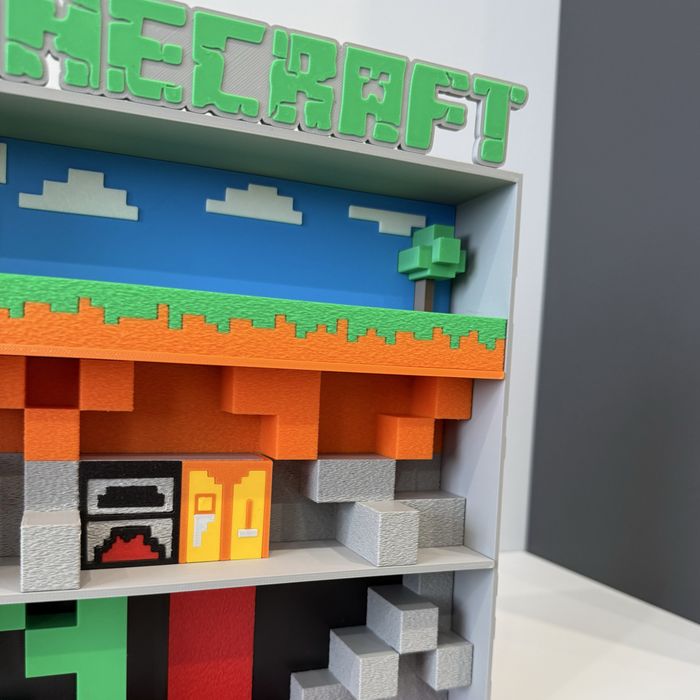 Новинка! Підставка для кіндер-іграшок Minecraft (Майнкрафт)