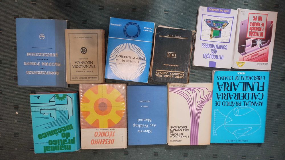 Lote Livros Mecânica, Eletricidade e Eletrónica - Cada 5 €