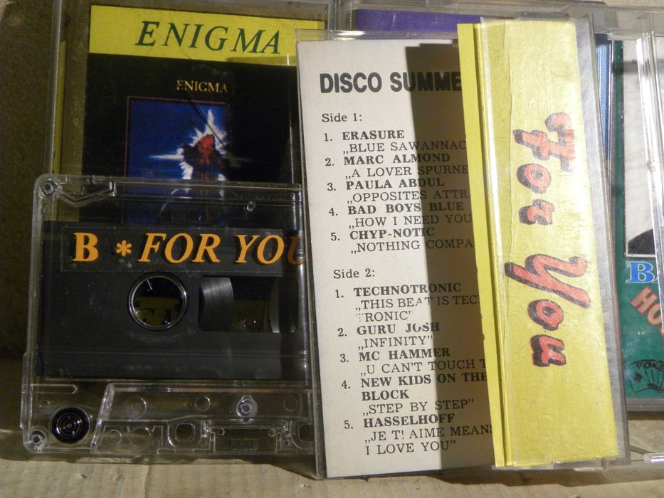 6 Kaset magnetofonowych bad boys blue enigma blue system sommer '90