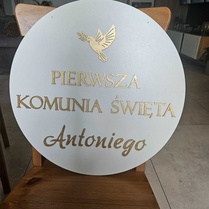 Personalizowane koło komunijne