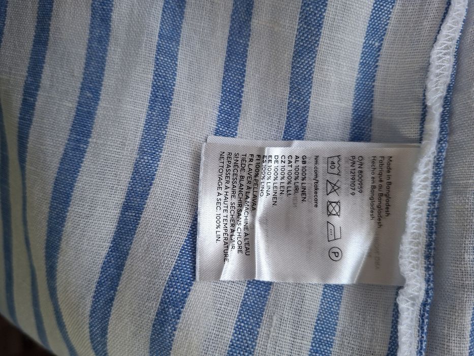 Koszula lniana H&M