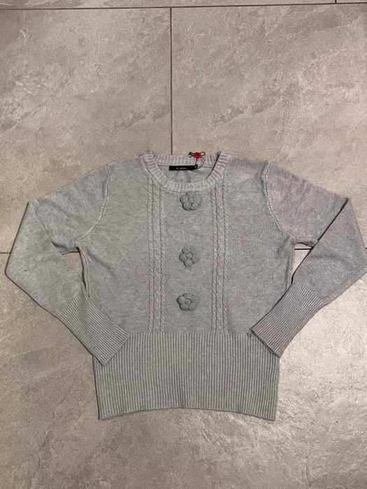 Stylowy modny elegancki damski szary sweterek monnari S M idealny na wiosne