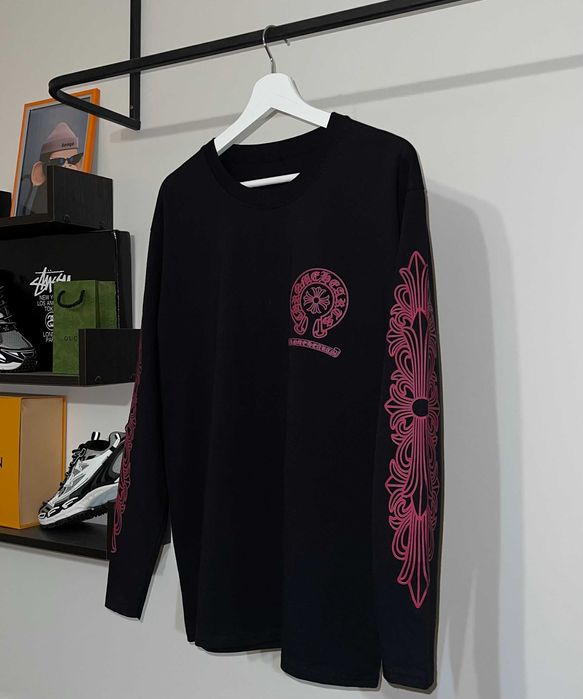 Лонгслів Chrome Hearts (чорного кольору)