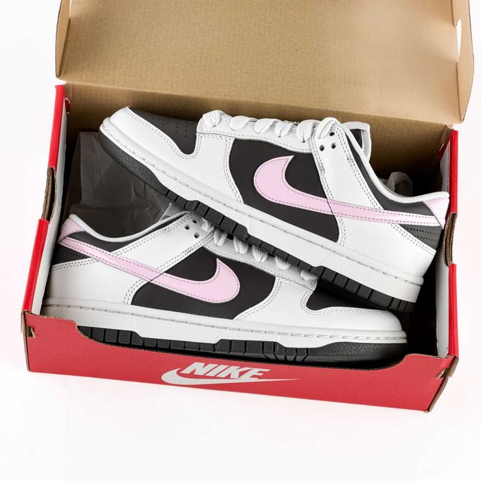 ОРИГІНАЛ! Nike Dunk Low Pink Swoosh 36.5 37.5 38.5 40 41 | IB8510-100