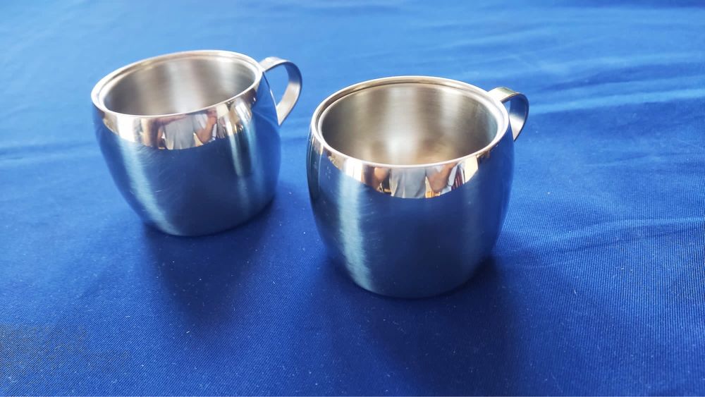 Filiżanki ze stali nierdzewnej Tramontina Inox Brasil