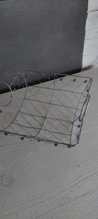 Koszyczek koszyk metalowy ozdoba dekoracja metal