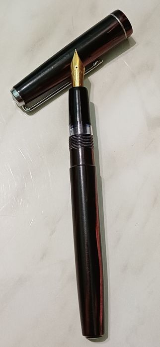 Перьевая ручка Burnham с золотым пером.