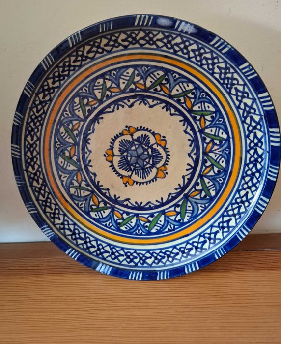 Prato Cerâmica de Marrocos