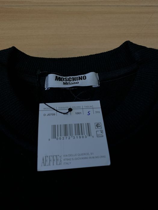 Sweater Preta Mochino - M