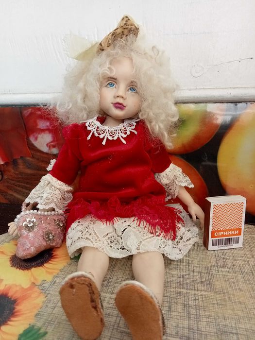 Кукла интерьерная. Работа мастера.