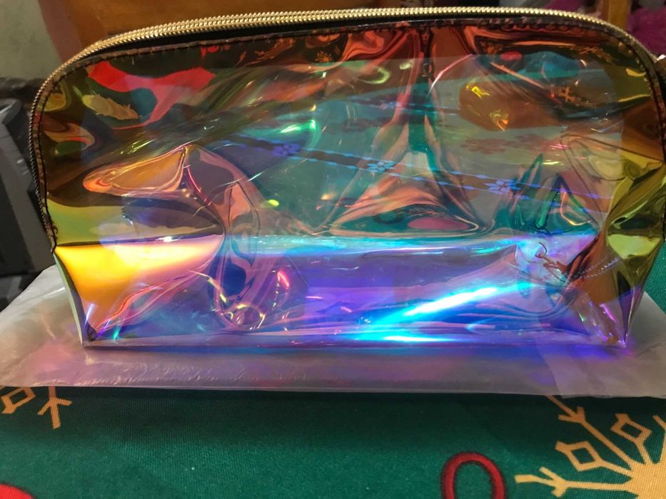 Модная полупрозрачная косметичка, дорожная портативная