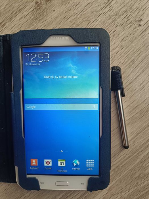 Tablet Samsung Galaxy Tab 3 Lite rysik pokrowiec